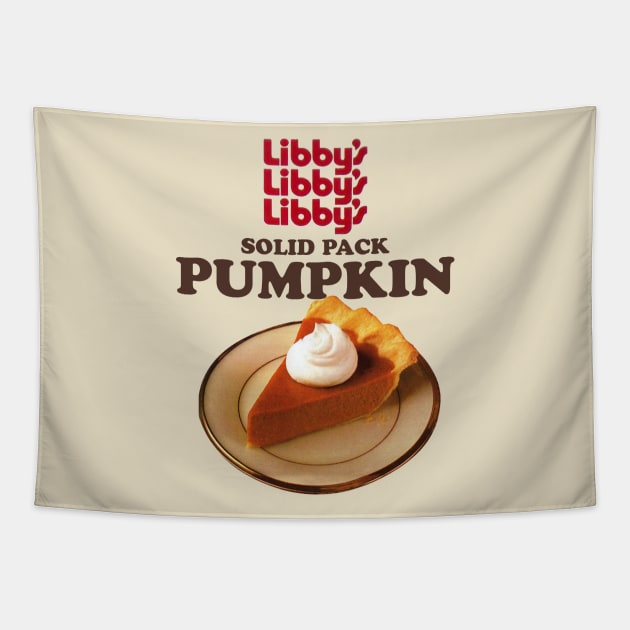Libby's Solid Pack Pumpkin Tapestry by offsetvinylfilm