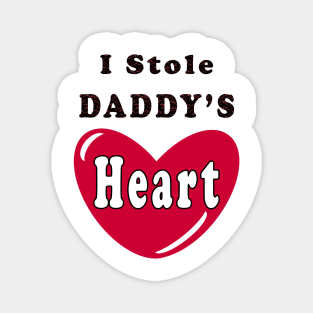 Daddy, Daughter Matching, Shirt, Father's day, Father, Dad, men's, Set Kids, Funny Gift Magnet