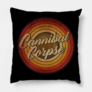 arjunthemaniac,circle retro fadedCannibal Corpse Pillow