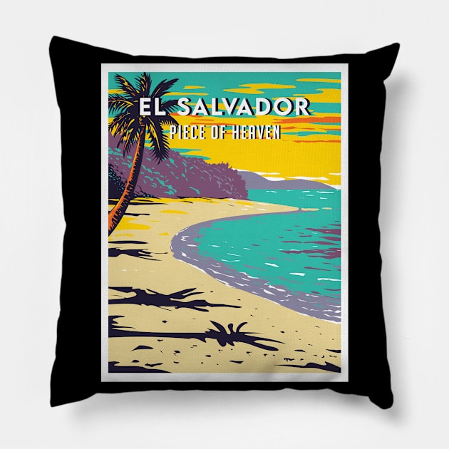 El Salvador travel destination Pillow by NeedsFulfilled