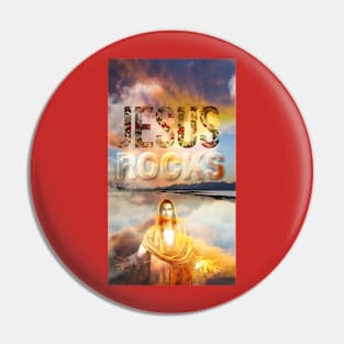 Jesus Rocks II Pin