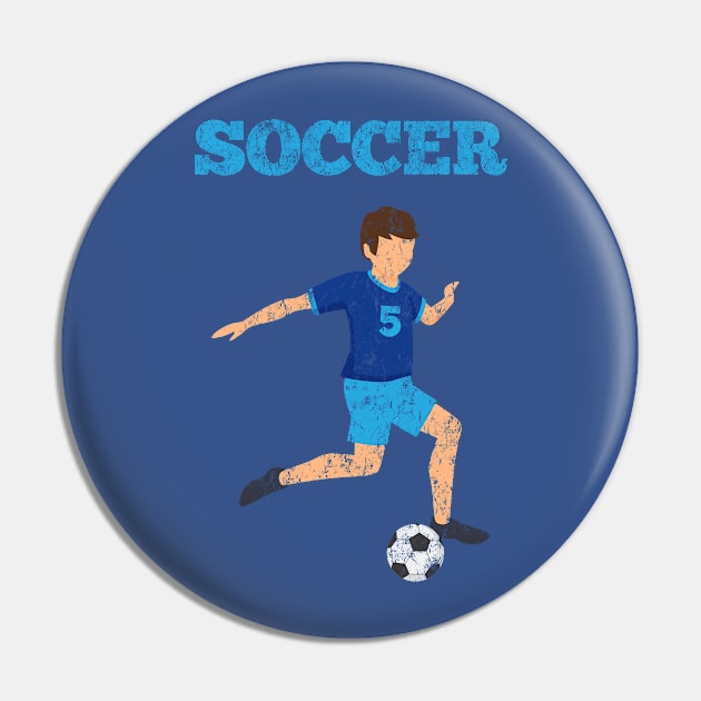 Soccer Pin by vladocar