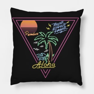 Never Ending Summer, Paradise Sign Pillow