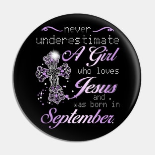 September Girl Pin