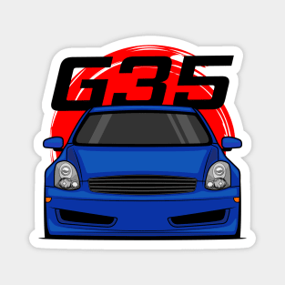 Front Blue G35 JDM Magnet