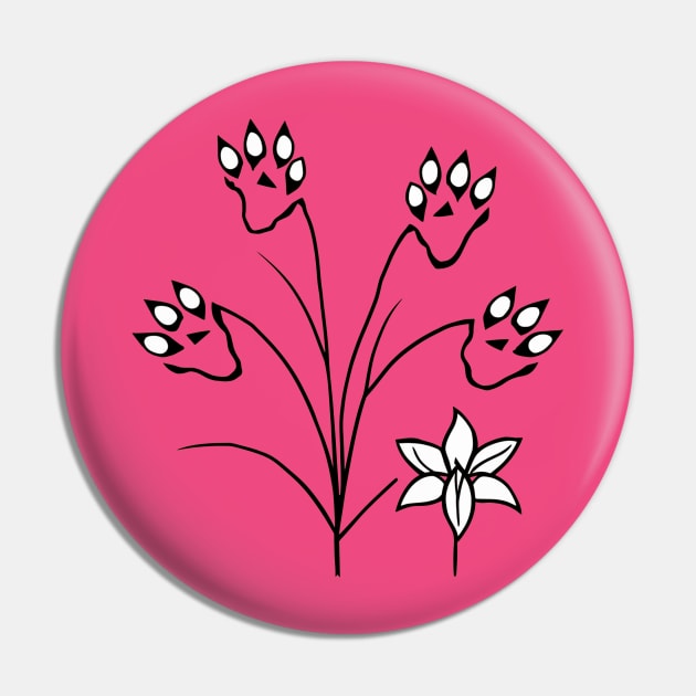 pawprint flowers Pin by ohyeahh