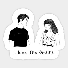 I Love The Smiths 500 Days Of Summer Sticker Teepublic