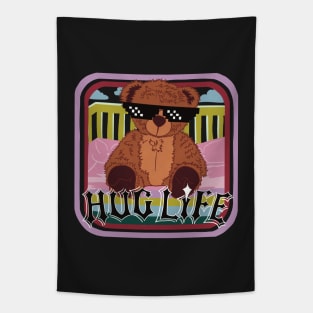 Teddy bear hug life Tapestry