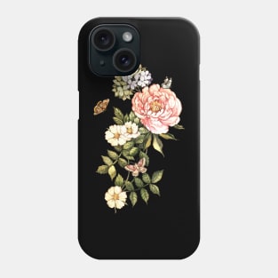 Watercolor Vintage Floral Motifs Phone Case