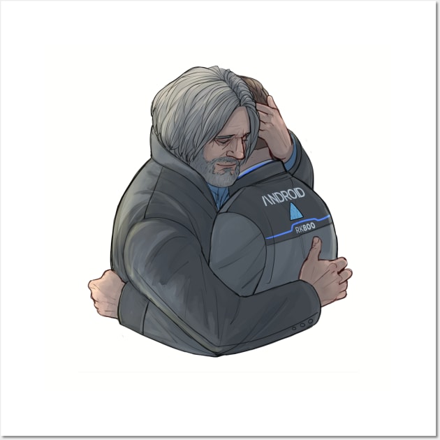 Detroit become human, DBH, Connor and Hank