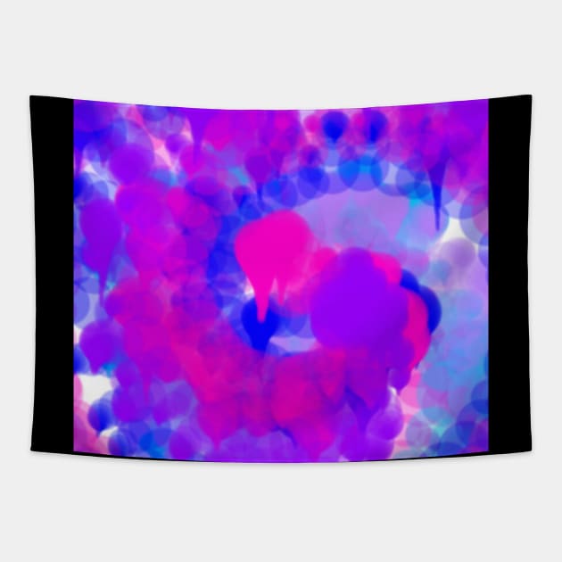 Purple Tie Dye Tapestry by ValinaMoonCreations