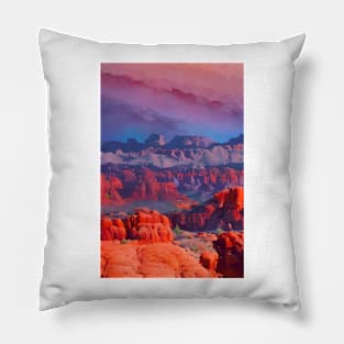 Spectacular Splendor: Vibrant Southwest Utah Landscape Pillow