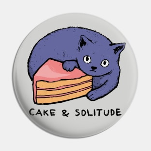 Cake and Solitude Pin