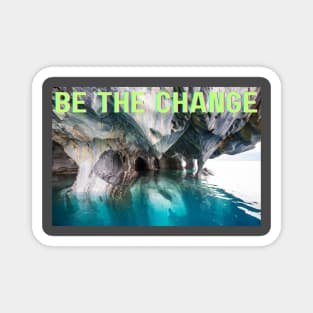 Blue cave Magnet