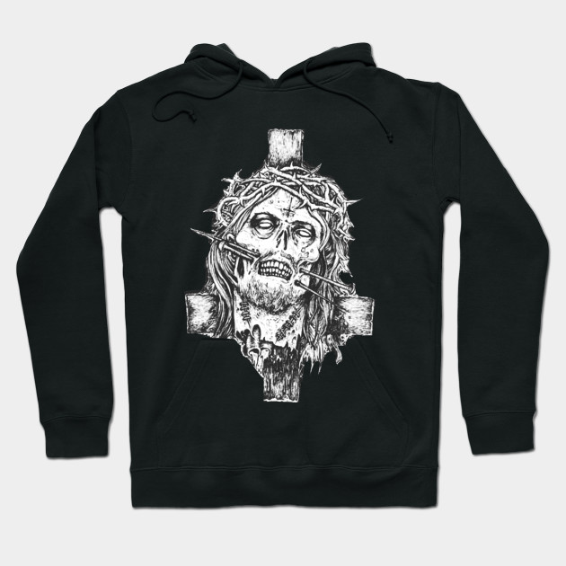 Jesus Christ Evil Satanic Inverted Cross Skull Satan Scary Jesus