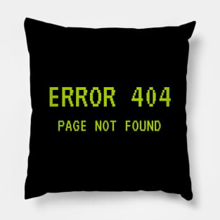 Error 404 Page Not Found Pillow