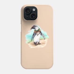 South African Penguin on the Beach Phone Case