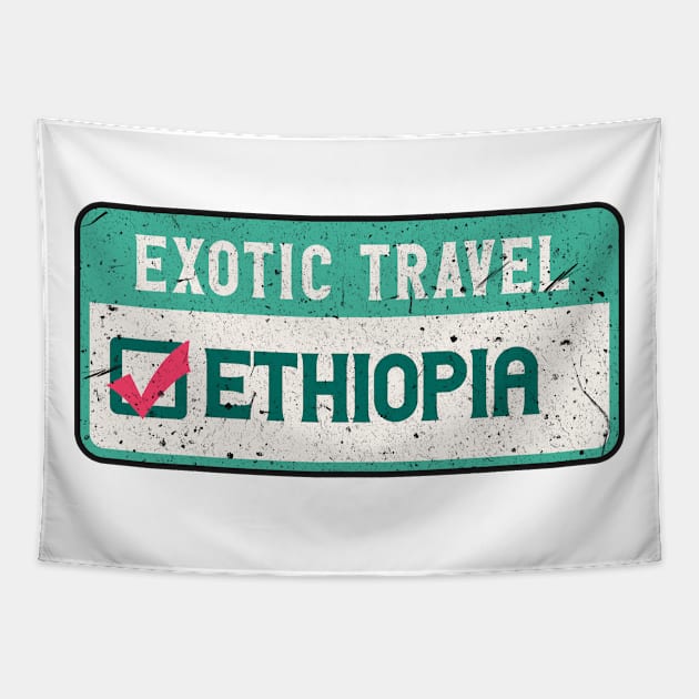 Ethiopia travel list Tapestry by SerenityByAlex