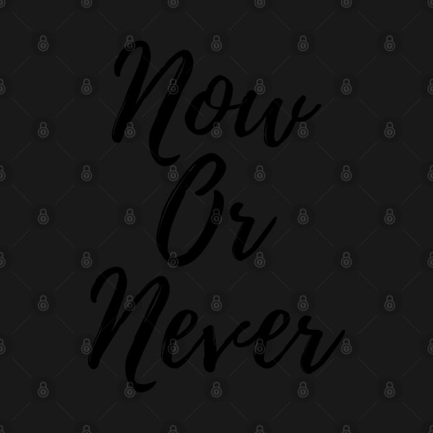 Now Or Never by cartershart