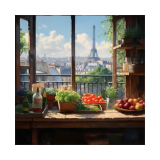 Paris Kitchen View T-Shirt