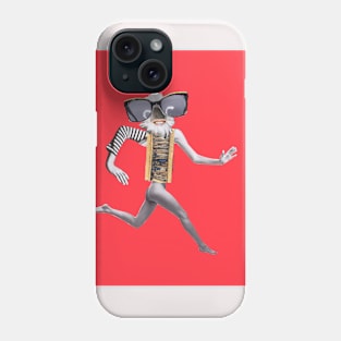 The running glasses Phone Case