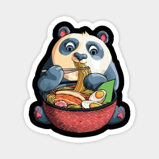 Kawaii Panda Noodles Cute Anime Panda Ramen Otaku Weeaboo Magnet