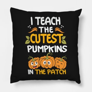 Halloween PreK Teacher Cutest Pumpkins Pillow