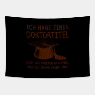 PhD PhD Student Gift Tapestry