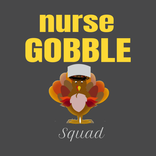 Nurse Cute Turkey Fquad FunnyThanksgiving by rami99