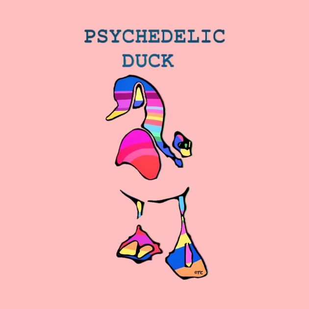 PSYCHEDELIC DUCK by TONYARTIST