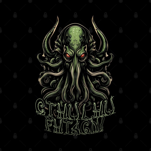 Cthulhu Fhtagn by Hiraeth Tees