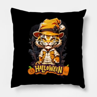 Happy Halloween Tiger! Pillow