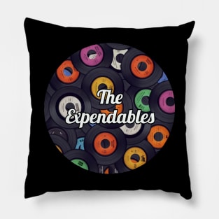 The Expendables / Vinyl Records Style Pillow