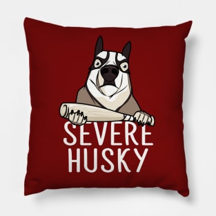 Severe husky Pillow