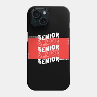 Senior Shirt, Class of 2020, Seniors, Quarantine, Pandemic, 2020 Phone Case