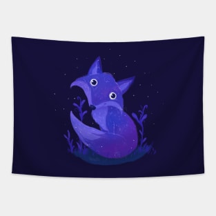 Space Fox Tapestry