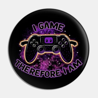 I game therefore I am Pin