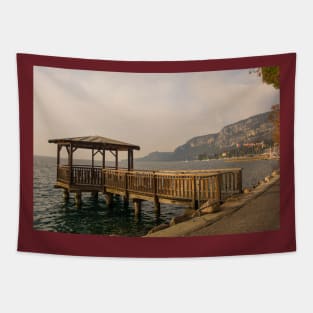 Garda Waterfront in North East Italy Tapestry