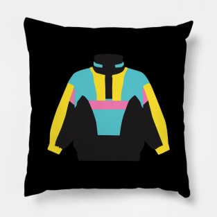 90s Ski Jacket Nostalgia Pillow