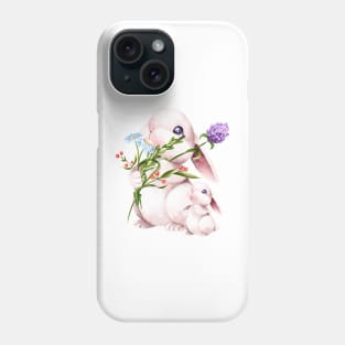 Cute Rabbit bunny  Nursery Picture Phone Case