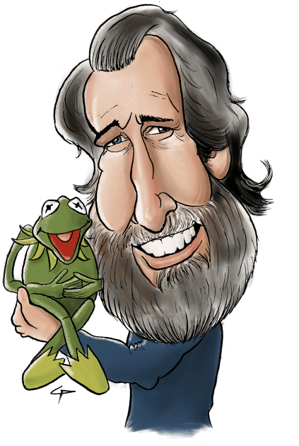 Jim Henson and Kermit Kids T-Shirt by CalistaMCreations