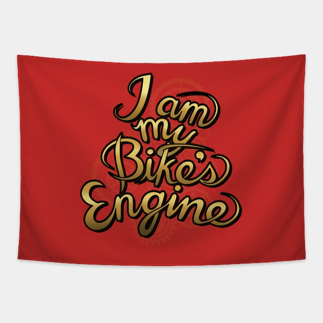 Original Cycling Slogan Cycling Typography Bicycle Gift For Cyclist Tapestry by IloveCycling