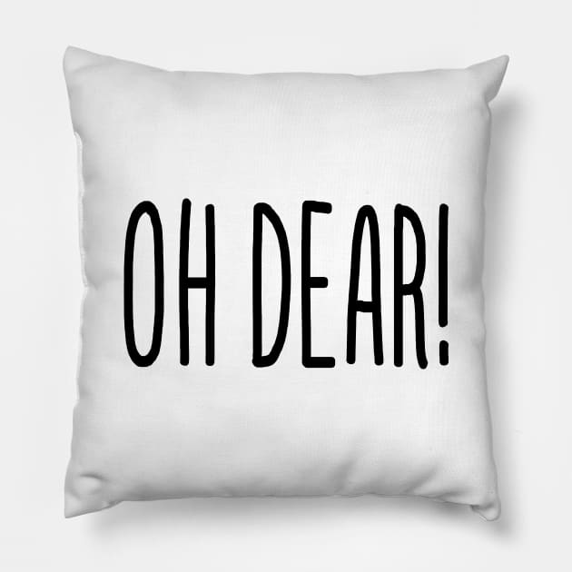 OH DEAR! Pillow by tinybiscuits