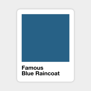 Pantone Famous Blue Raincoat Magnet