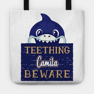 Camila - Funny Kids Shark - Personalized Gift Idea - Bambini Tote