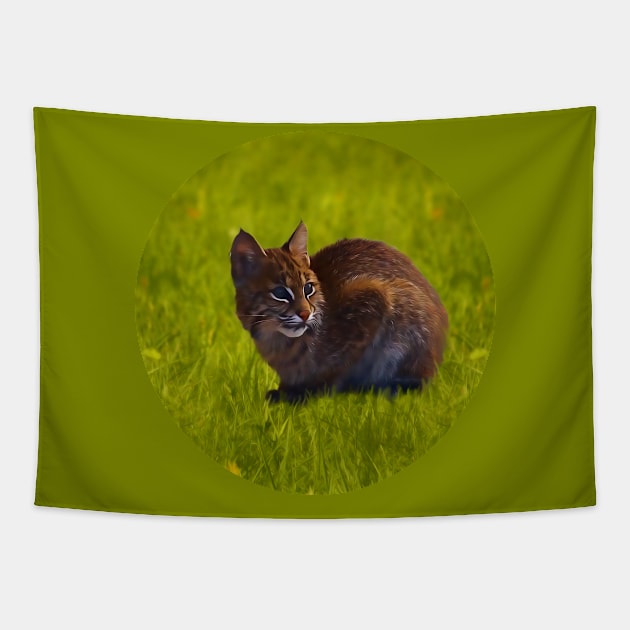 Bobcat Tapestry by Guardi