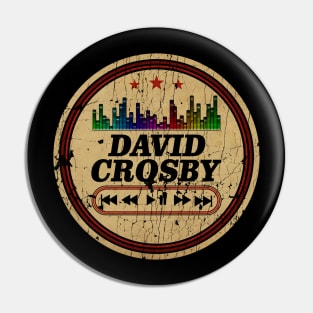 Graphic David Name Retro Distressed Cassette Tape Vintage Pin