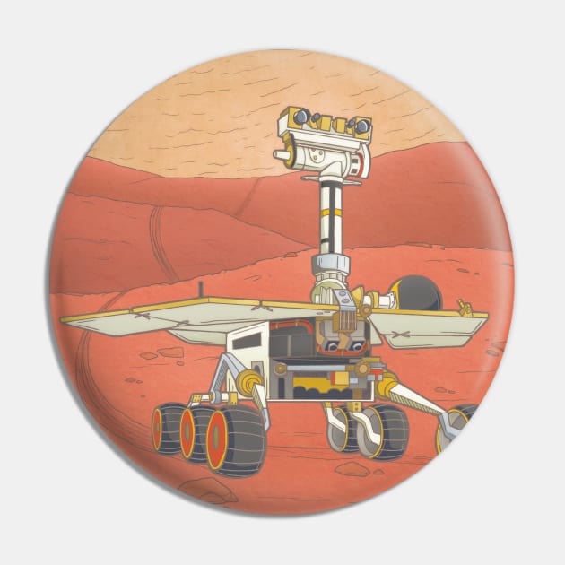 Opportunity Mars Rover | A Space Fanart Illustration Pin by stacreek