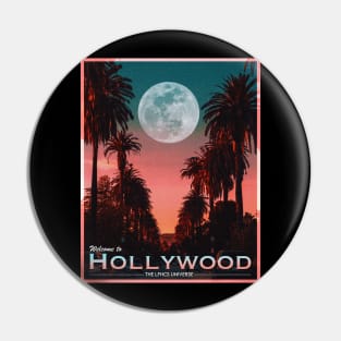 POSTCARD: HOLLYWOOD Pin