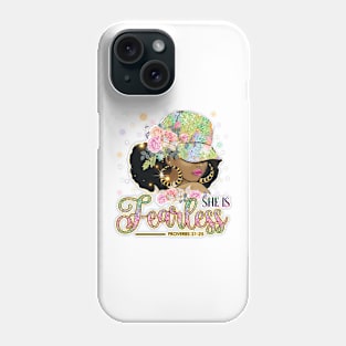 she is fearless Phone Case